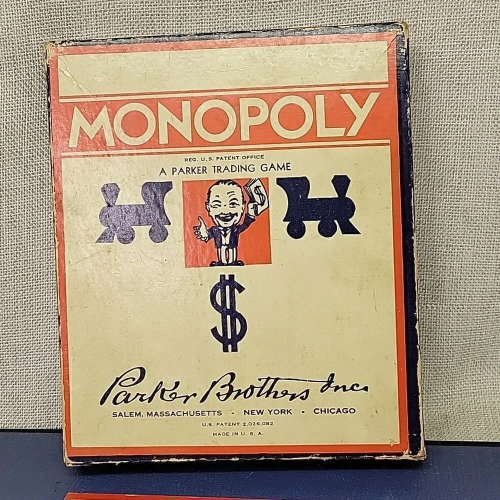 VINTAGE‎ 1935-1937 MONOPOLY BOARD GAME - PARKER BROTHERS INC